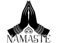 Wandtattoo Namaste Motivansicht
