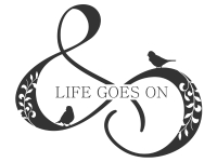 Wandtattoo And Life Goes On Motivansicht