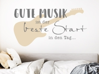 Wandtattoo Gute Musik