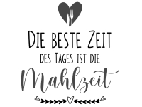 Wandtattoo Die beste Zeit des Tages Motivansicht