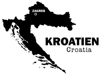 Wandtattoo Kroatien Motivansicht