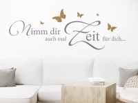 Wandtattoo Nimm dir auch mal Zeit