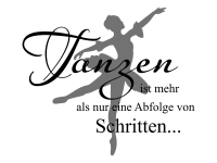 Wandtattoo Tanzen Motivansicht