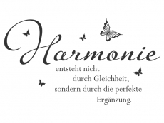 Wandtattoo Harmonie Motivansicht