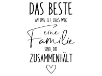 Wandtattoo Eine Familie Motivansicht