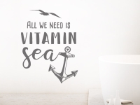 Wandtattoo Vitamin Sea