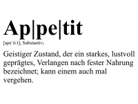 Wandtattoo Definition Appetit Motivansicht