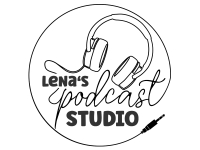 Wandtattoo Podcast Studio mit Name Motivansicht