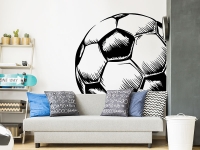 Wandtattoo Fußball Ecke