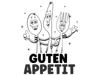 Wandtattoo Guten Appetit Kindergarten Motivansicht