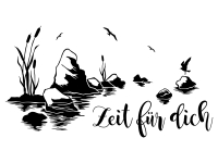 Wandtattoo Idylle am See Motivansicht