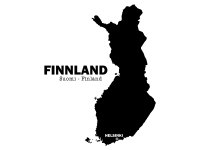 Wandtattoo Finnland Motivansicht