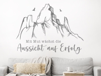 Wandtattoo Aussicht auf Erfolg