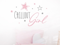Wandtattoo Chillout Girl