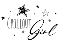 Wandtattoo Chillout Girl Motivansicht