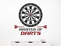 Wandtattoo Master of Darts