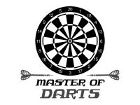 Wandtattoo Master of Darts Motivansicht