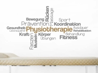 Wandtattoo Physiotherapie