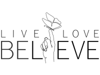 Wandtattoo Live Love Believe Motivansicht