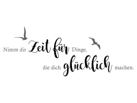 Wandtattoo Glückliche Zeit Motivansicht