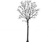 Wandtattoo Dekorativer Baum Motivansicht