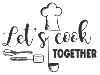 Wandtattoo Lets cook together Motivansicht