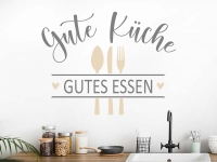 Wandtattoo Gute Küche Gutes Essen