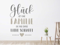 Wandtattoo Glück Familie Liebe