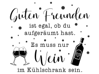 Wandtattoo Wein im Kühlschrank Motivansicht