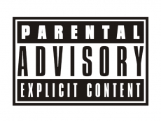 Wandtattoo Parental Advisory Motivansicht