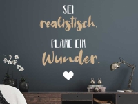 Wandtattoo Plane ein Wunder