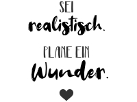 Wandtattoo Plane ein Wunder Motivansicht