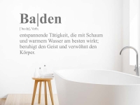 Wandtattoo Definition Baden