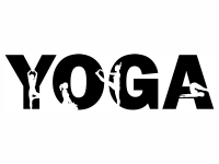 Wandtattoo Yoga Design Motivansicht