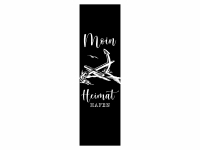 Wandtattoo Wandbanner Moin Heimathafen Motivansicht