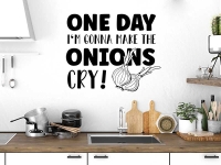 Wandtattoo Make the onions cry