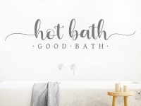 Wandtattoo Hot Bath
