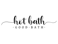 Wandtattoo Hot Bath Motivansicht