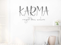 Wandtattoo Karma regelt das schon