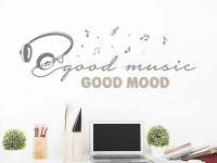 Wandtattoo Good Music Good Mood
