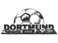 Wandtattoo Dortmund Fußball Motivansicht