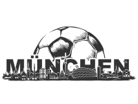 Wandtattoo München Fußball Motivansicht