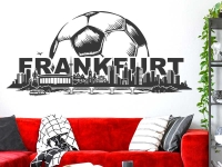 Wandtattoo Frankfurt Fußball