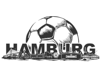 Wandtattoo Hamburg Fußball Motivansicht