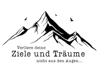 Wandtattoo Ziele und Träume Motivansicht