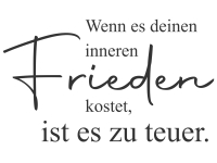 Wandtattoo Innerer Frieden Motivansicht