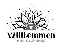 Wandtattoo Kita Blüte mit Wunschname Motivansicht