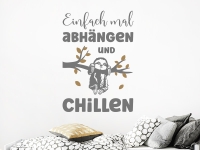 Wandtattoo Abhängen und Chillen