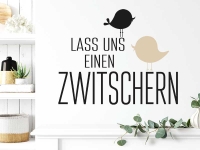 Wandtattoo Einen zwitschern