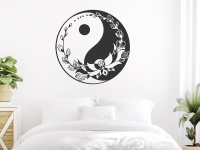 Wandtattoo Yin und Yang Ornament